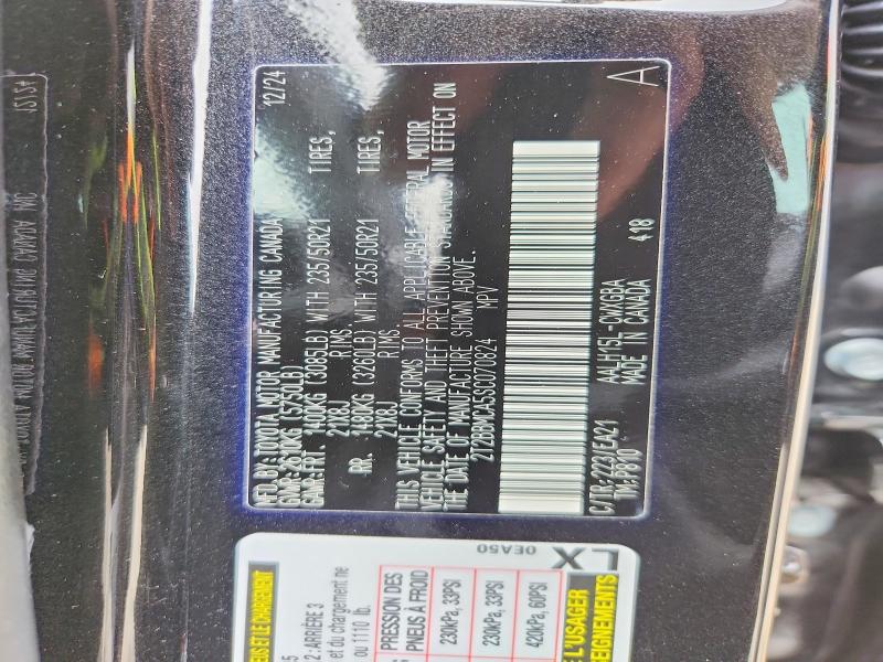 Продажа на аукционе авто 2025 Lexus Rx 350h, vin: 2T2BBMCA5SC070824, номер лота: 54838276