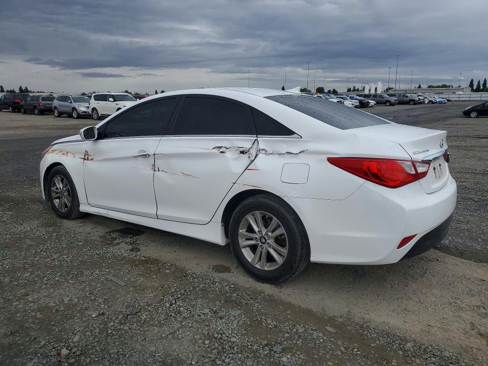 55207296 :رقم المزاد ، 5NPEB4AC0EH885245 vin ، 2014 Hyundai Sonata مزاد بيع
