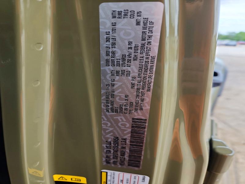 2025 Jeep Gladiator მანქანა იყიდება აუქციონზე, vin: 1C6PJTAG1SL506454, აუქციონის ნომერი: 51422966