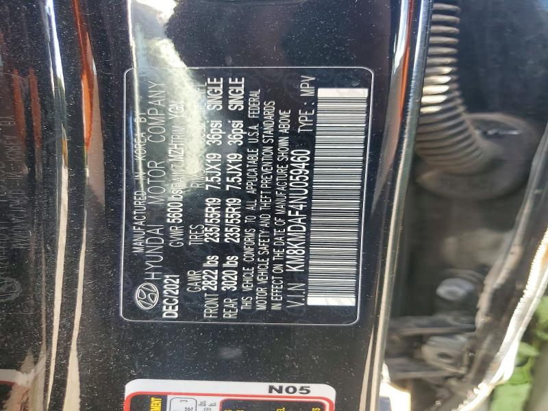 55321146 :رقم المزاد ، KM8KMDAF4NU059460 vin ، 2022 Hyundai Ioniq 5 مزاد بيع