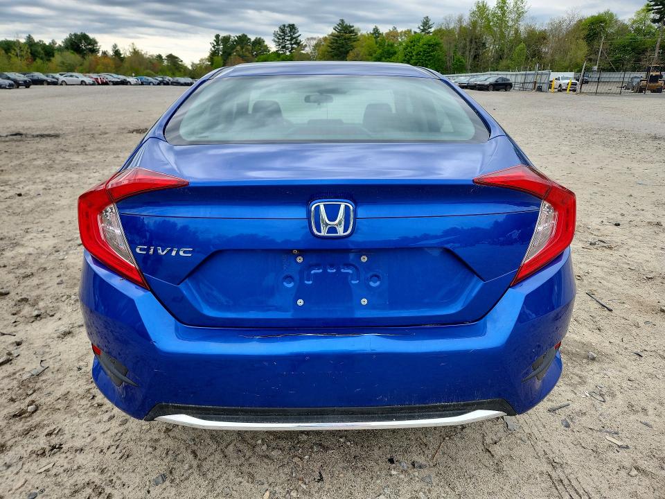 52538056 :رقم المزاد ، 19XFC2F61KE200484 vin ، 2019 Honda Civic مزاد بيع