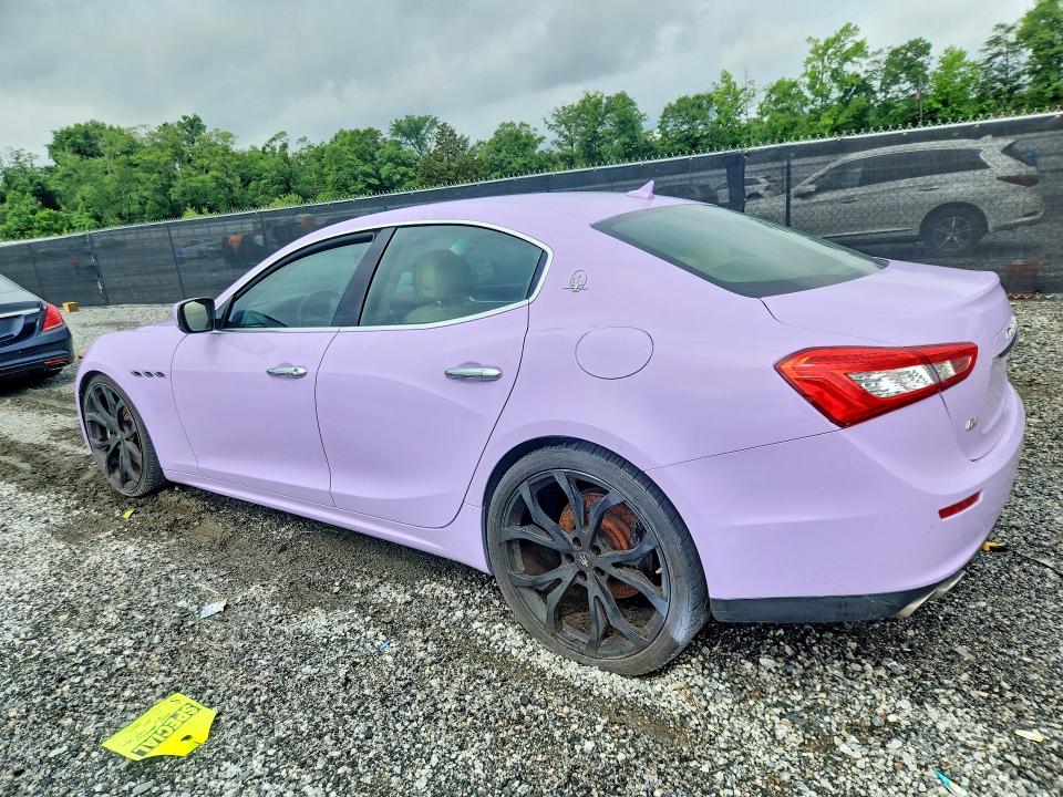 2014 Maserati Ghibli მანქანა იყიდება აუქციონზე, vin: ZAM57RTA3E1087772, აუქციონის ნომერი: 54986376