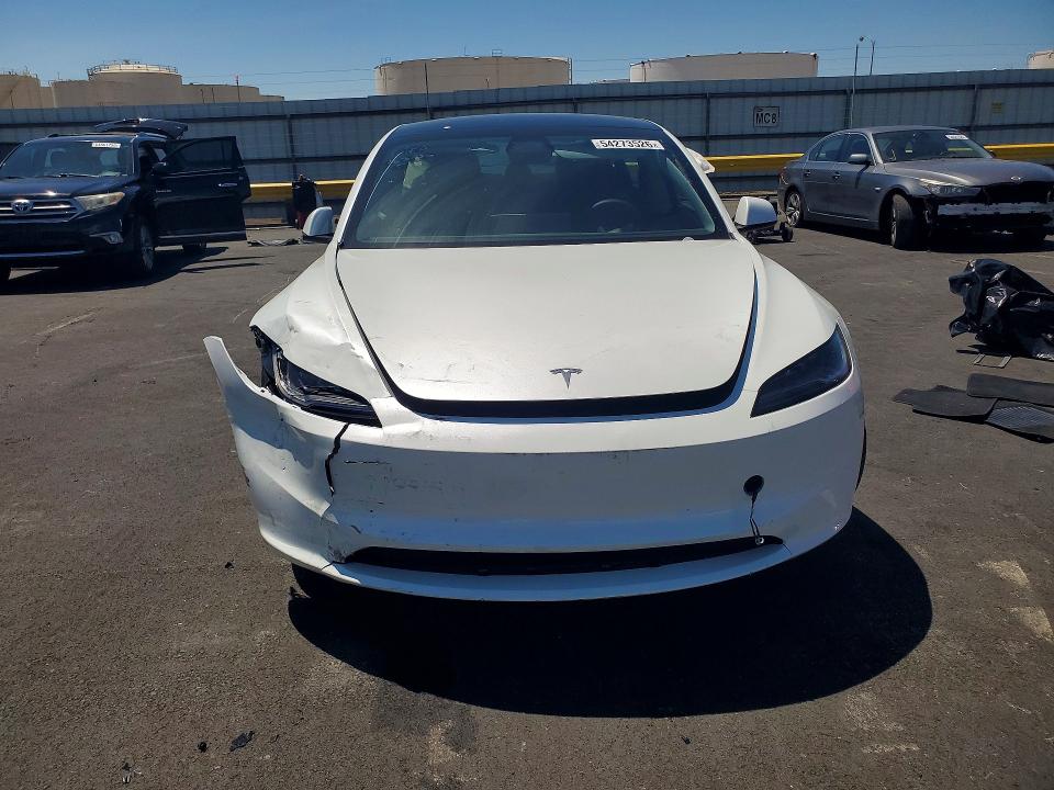 2025 Tesla Model 3 მანქანა იყიდება აუქციონზე, vin: 5YJ3E1EAXSF034912, აუქციონის ნომერი: 54273526