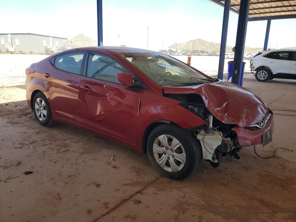 2016 Hyundai Elantra მანქანა იყიდება აუქციონზე, vin: KMHDH4AE5GU644989, აუქციონის ნომერი: 55010696