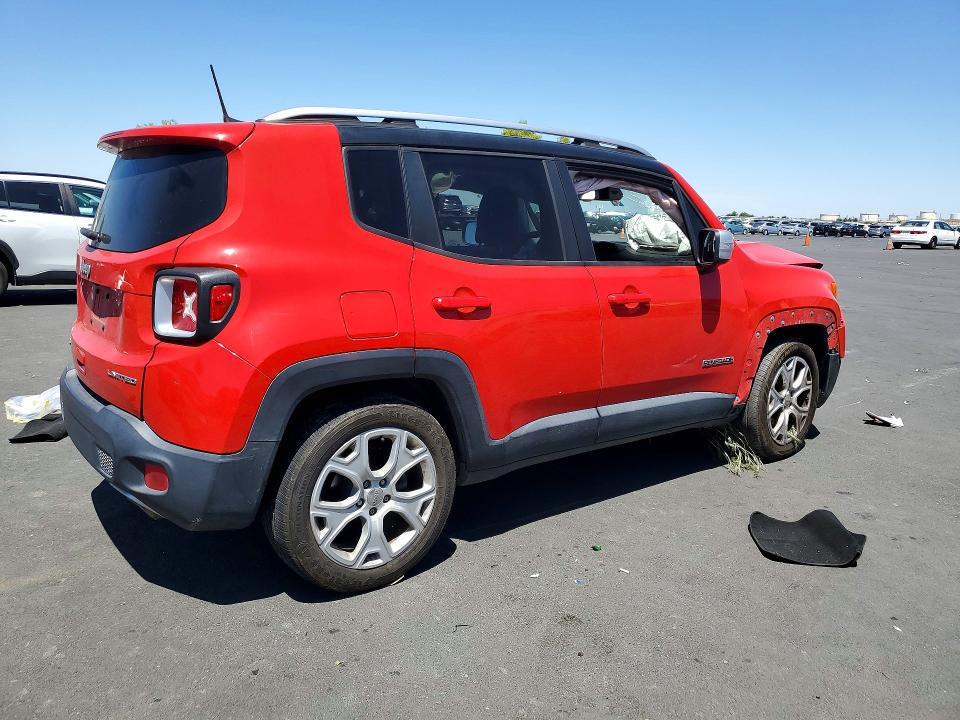Продаж на аукціоні авто 2018 Jeep Renegade, vin: ZACCJADB7JPJ16994, номер лоту: 53996146