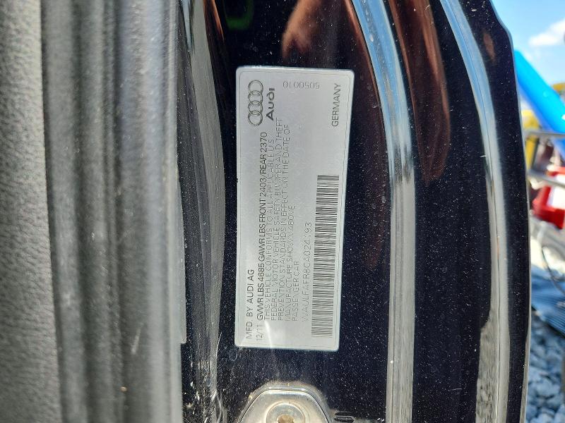 53816706 :رقم المزاد ، WAULFAFR8CA024193 vin ، 2012 Audi A5 مزاد بيع
