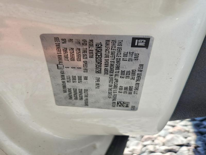 54050326 :رقم المزاد ، 1GNSKCE02DR350798 vin ، 2013 Chevrolet Tahoe مزاد بيع