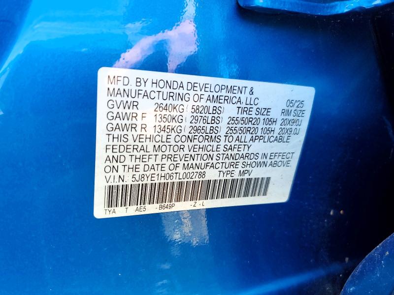 2026 Acura Mdx მანქანა იყიდება აუქციონზე, vin: 5J8YE1H06TL002788, აუქციონის ნომერი: 49163696