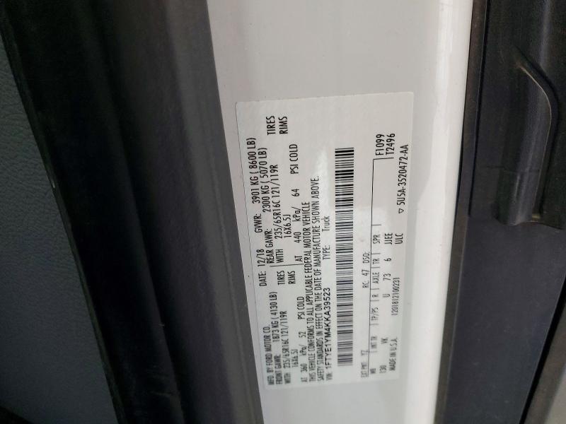 Продаж на аукціоні авто 2019 Ford Transit, vin: 1FTYE1YM4KKA39523, номер лоту: 55624516