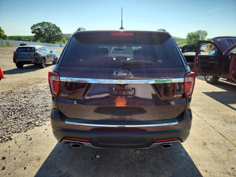 54691036 :رقم المزاد ، 1FM5K8D80JGA18579 vin ، 2018 Ford Explorer مزاد بيع
