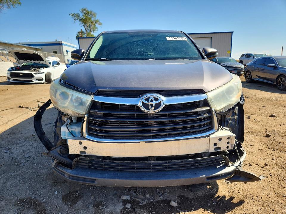 Aukcja sprzedaży 2016 Toyota Highlander, vin: 5TDZKRFH4GS128543, numer aukcji: 53101766