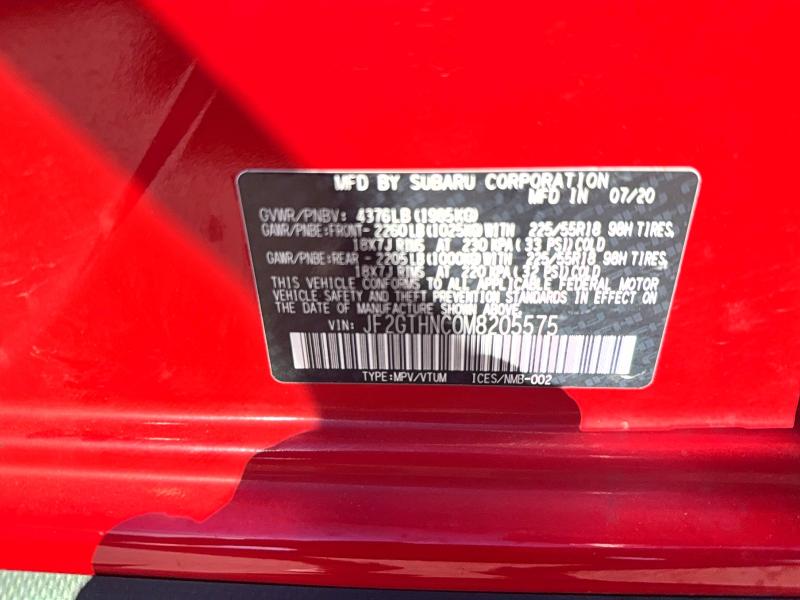 52653226 :رقم المزاد ، JF2GTHNC0M8205575 vin ، 2021 Subaru Crosstrek مزاد بيع