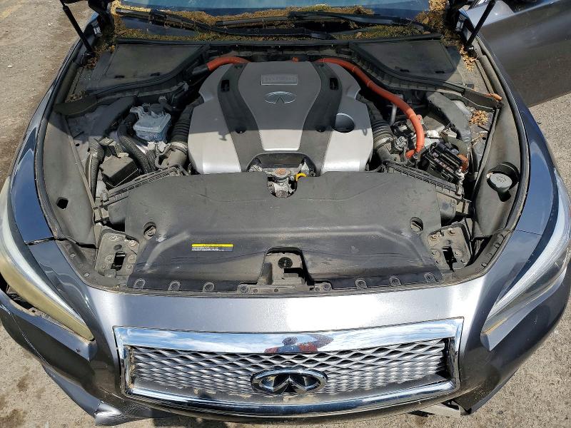 53302936 :رقم المزاد ، JN1AV7AR9FM850452 vin ، 2015 Infiniti Q50 Hybrid مزاد بيع