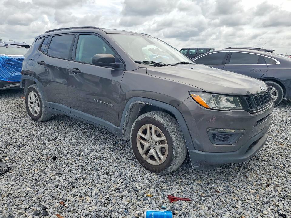Продаж на аукціоні авто 2018 Jeep Compass, vin: 3C4NJCAB2JT368642, номер лоту: 55141286