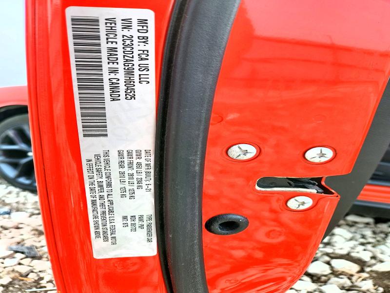 Продажа на аукционе авто 2021 Dodge Challenger, vin: 2C3CDZAG9MH604525, номер лота: 54828846