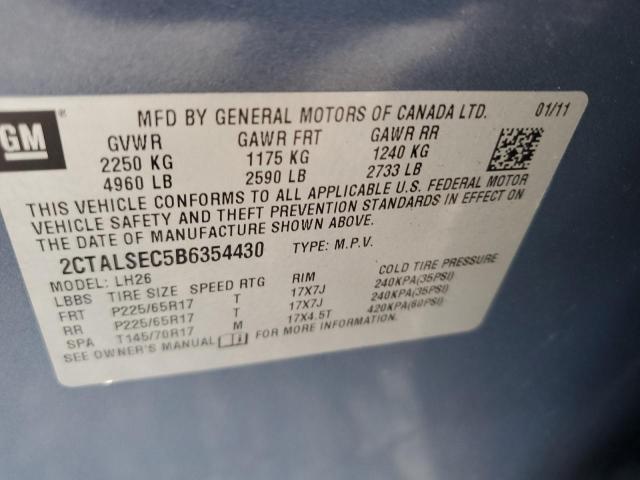 Продажа на аукционе авто 2011 Gmc Terrain, vin: 2CTALSEC5B6354430, номер лота: 53258146