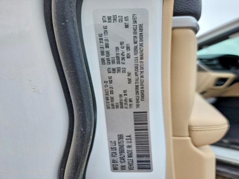 Продажа на аукционе авто 2022 Jeep Grand Cherokee, vin: 1C4RJYB68N8757869, номер лота: 55184396
