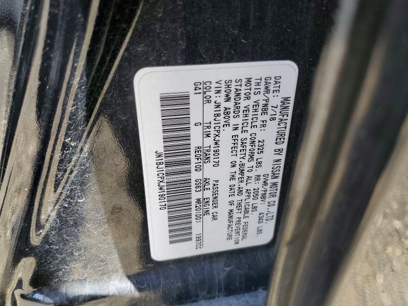 53364996 :رقم المزاد ، JN1BJ1CPXJW190170 vin ، 2018 Nissan Rogue Sport مزاد بيع