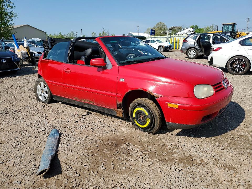 Aukcja sprzedaży 2001 Volkswagen Cabrio, vin: 3VWDC21V91M816926, numer aukcji: 53742806