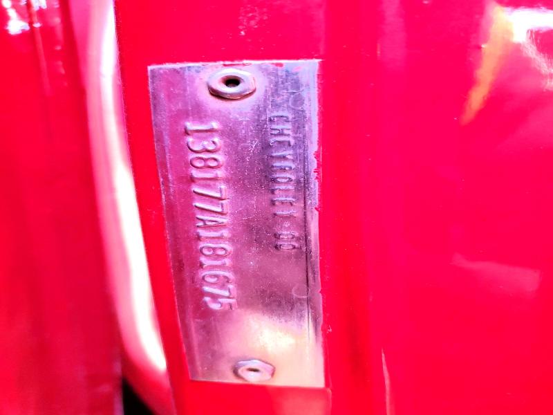 53696676 :رقم المزاد ، 138177A181675 vin ، 1967 Chevrolet Chevelle Ss 396 مزاد بيع