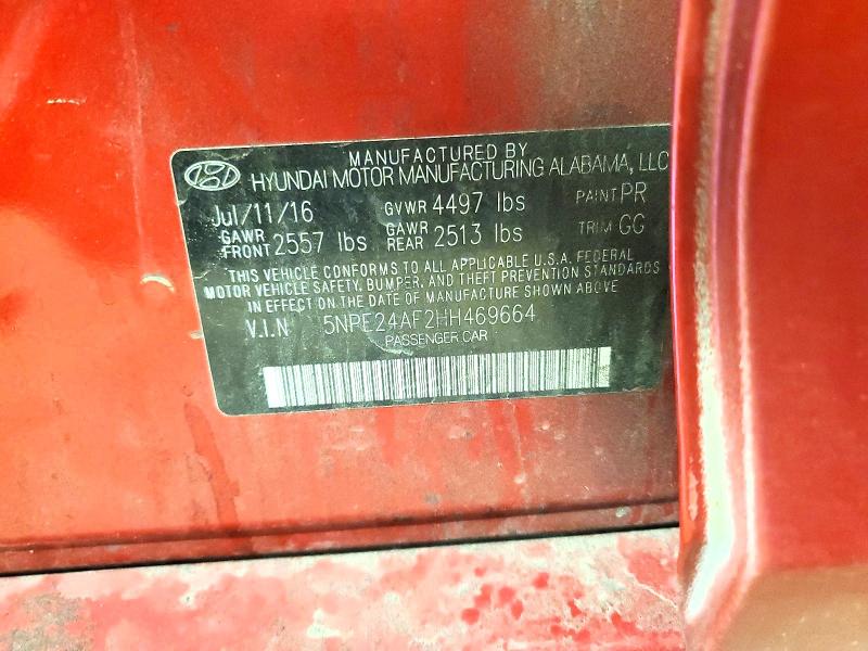 Продажа на аукционе авто 2017 Hyundai Sonata, vin: 5NPE24AF2HH469664, номер лота: 53287986