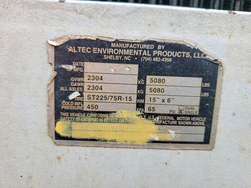 56172346 :رقم المزاد ، 5WDS110199S200236 vin ، 2009 Urwi Industrial Equipment مزاد بيع