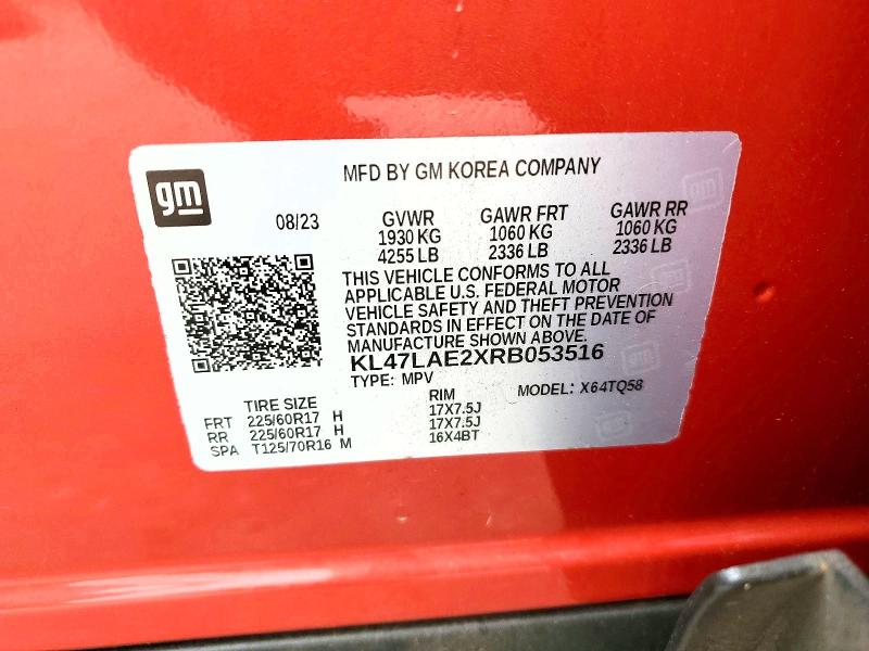 Продажа на аукционе авто 2024 Buick Envista, vin: KL47LAE2XRB053516, номер лота: 54184406