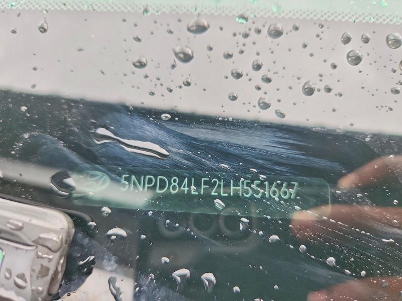 53415986 :رقم المزاد ، 5NPD84LF2LH551667 vin ، 2020 Hyundai Elantra مزاد بيع
