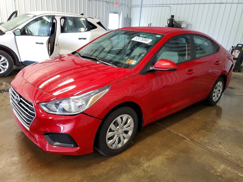 52475066 :رقم المزاد ، 3KPC24A68NE166119 vin ، 2022 Hyundai Accent مزاد بيع