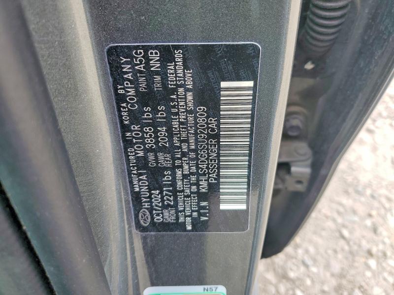 2025 Hyundai Elantra მანქანა იყიდება აუქციონზე, vin: KMHLS4DG6SU920809, აუქციონის ნომერი: 55349926