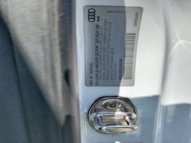 52495256 :رقم المزاد ، WAULFAFRXEA059336 vin ، 2014 Audi A5 مزاد بيع