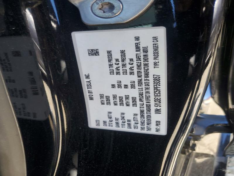 Продаж на аукціоні авто 2023 Tesla Model 3, vin: 5YJ3E1EC5PF593857, номер лоту: 53059796