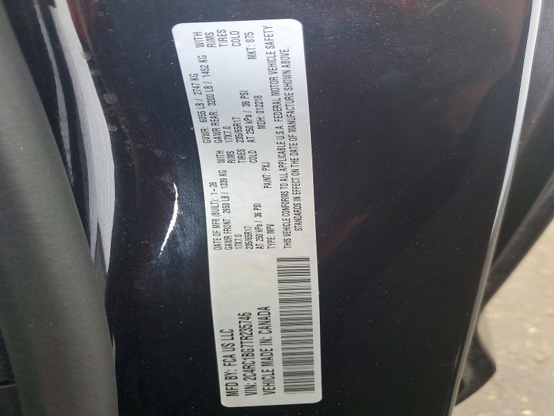 54601086 :رقم المزاد ، 2C4RC1BG7TR235746 vin ، 2026 Chrysler Pacifica مزاد بيع