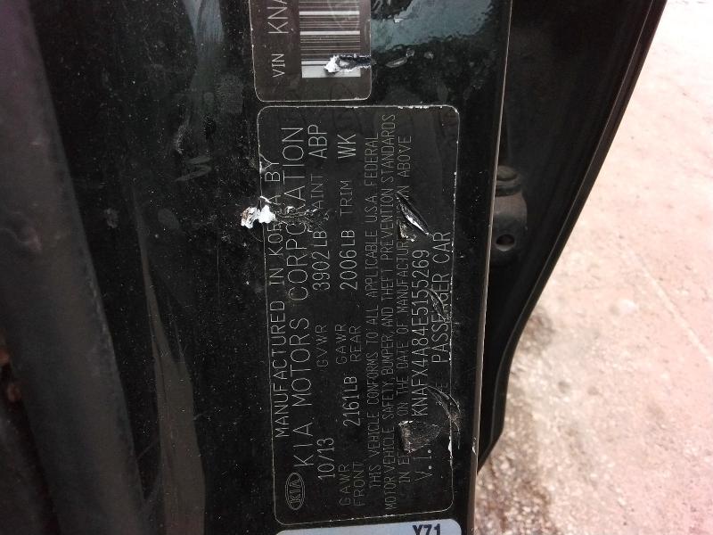 53375616 :رقم المزاد ، KNAFX4A84E5155269 vin ، 2014 Kia Forte مزاد بيع