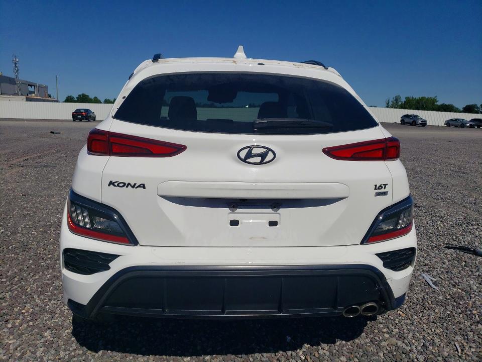 55301496 :رقم المزاد ، KM8K3CA31NU851777 vin ، 2022 Hyundai Kona مزاد بيع