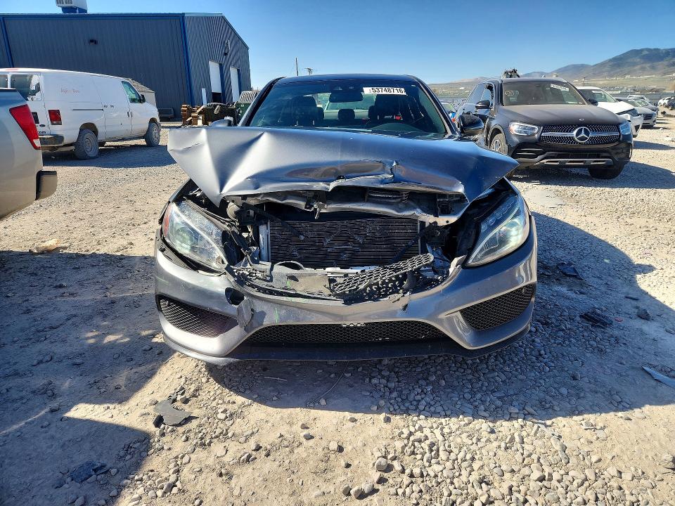 53748716 :رقم المزاد ، 55SWF6EB3HU199868 vin ، 2017 Mercedes-benz C مزاد بيع