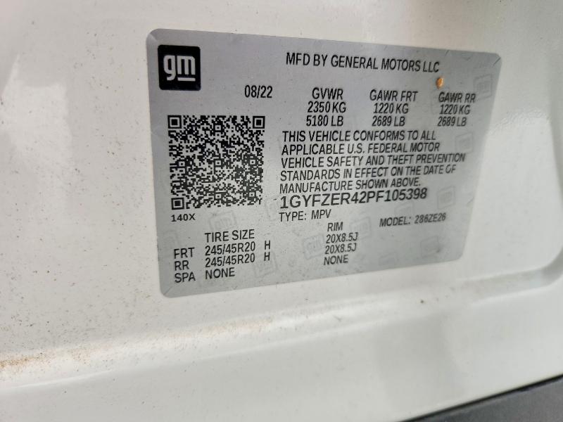 Продажа на аукционе авто 2023 Cadillac Xt4, vin: 1GYFZER42PF105398, номер лота: 52301806
