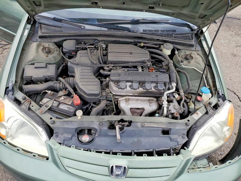 2003 Honda Civic მანქანა იყიდება აუქციონზე, vin: 2HGES16563H527714, აუქციონის ნომერი: 54527566