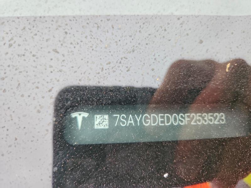 2025 Tesla Model Y მანქანა იყიდება აუქციონზე, vin: 7SAYGDED0SF253523, აუქციონის ნომერი: 53274386