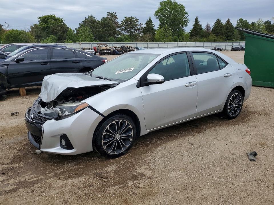 53279546 :رقم المزاد ، 5YFBURHE1FP253182 vin ، 2015 Toyota Corolla مزاد بيع