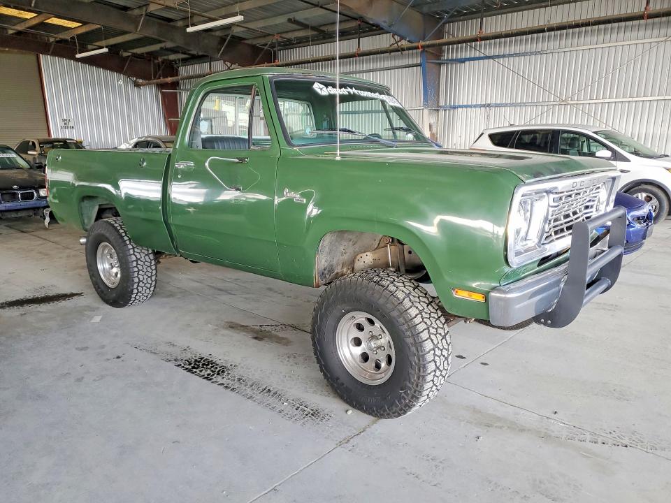1977 Dodge D100 მანქანა იყიდება აუქციონზე, vin: W14BF7S122261, აუქციონის ნომერი: 51894376