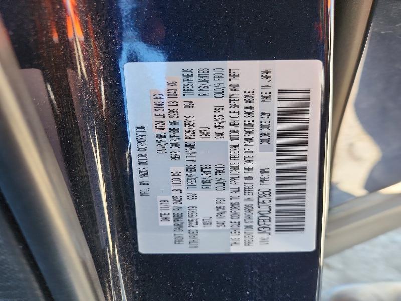 52734176 :رقم المزاد ، JM3KFBDM0L0757850 vin ، 2020 Mazda Cx-5 مزاد بيع