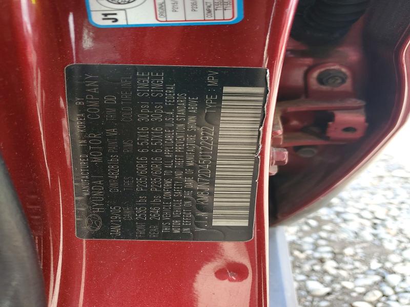 Продаж на аукціоні авто 2005 Hyundai Tucson, vin: KM8JN72D45U122922, номер лоту: 54917296