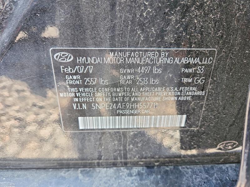 Продаж на аукціоні авто 2017 Hyundai Sonata, vin: 5NPE24AF9HH557711, номер лоту: 53320866