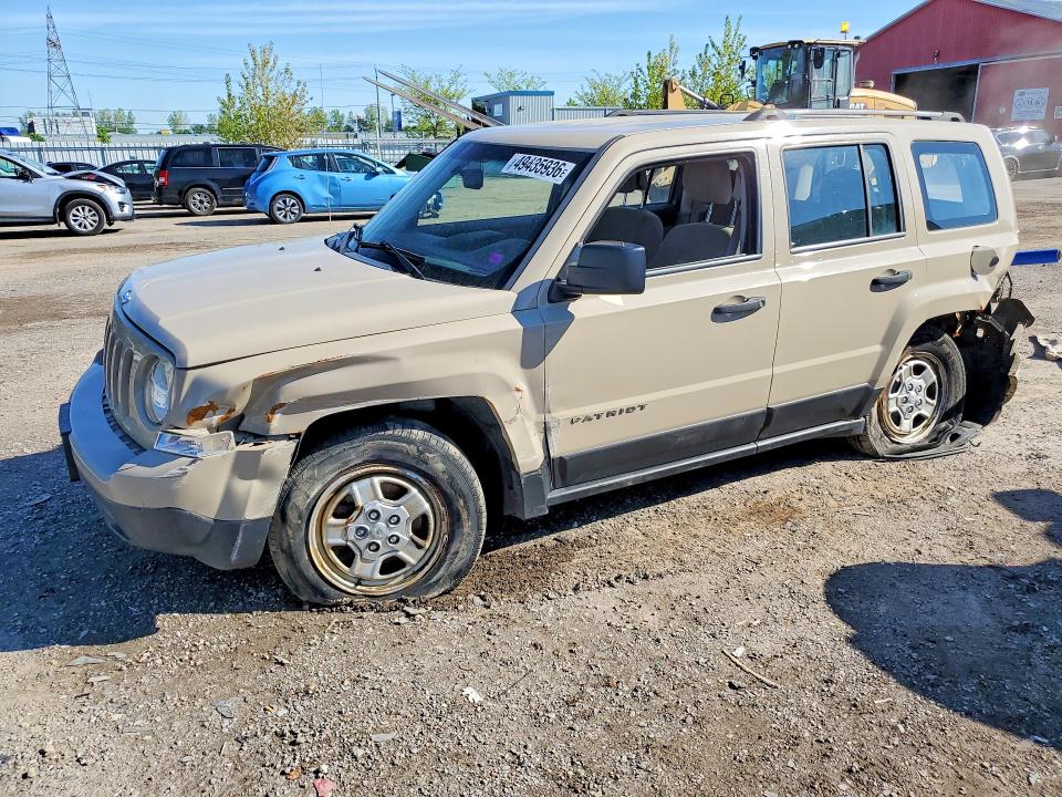 49435936 :رقم المزاد ، 1C4NJPAA4HD187623 vin ، 2017 Jeep Patriot مزاد بيع