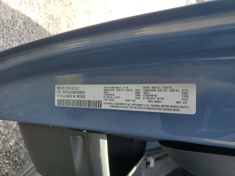 Aukcja sprzedaży 2021 Ram Promaster 3500, vin: 3C6FRVJG9ME503247, numer aukcji: 53836656