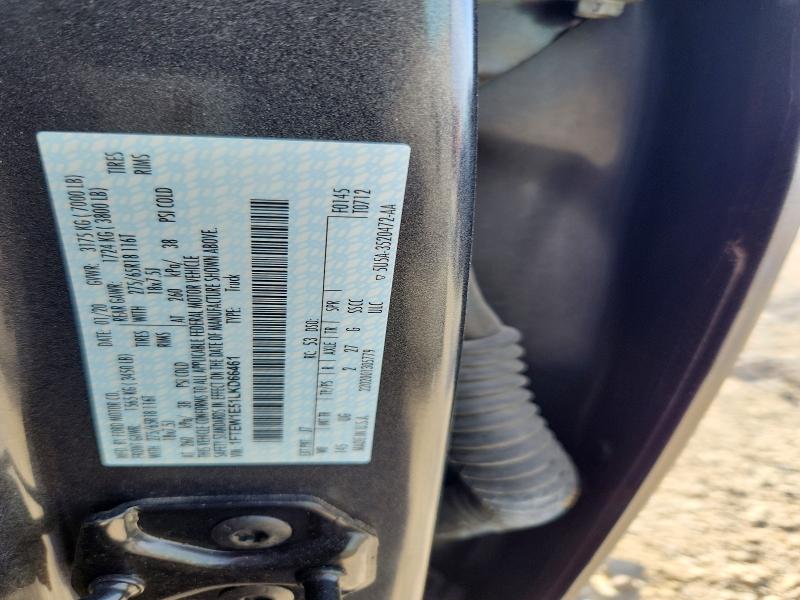 53393026 :رقم المزاد ، 1FTEW1E51LKD66461 vin ، 2020 Ford F150 مزاد بيع