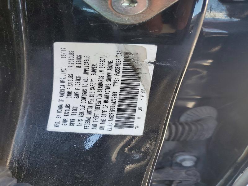 Aukcja sprzedaży 2017 Honda Accord, vin: 1HGCR2F59HA229866, numer aukcji: 54725866
