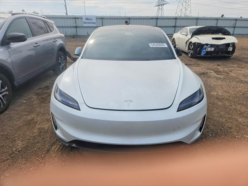 54546846 :رقم المزاد ، 5YJ3E1ET4SF036480 vin ، 2025 Tesla Model 3 مزاد بيع