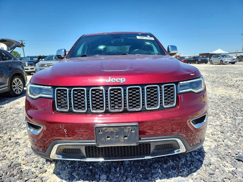 52817476 :رقم المزاد ، 1C4RJFBGXKC547957 vin ، 2019 Jeep Grand Cherokee مزاد بيع